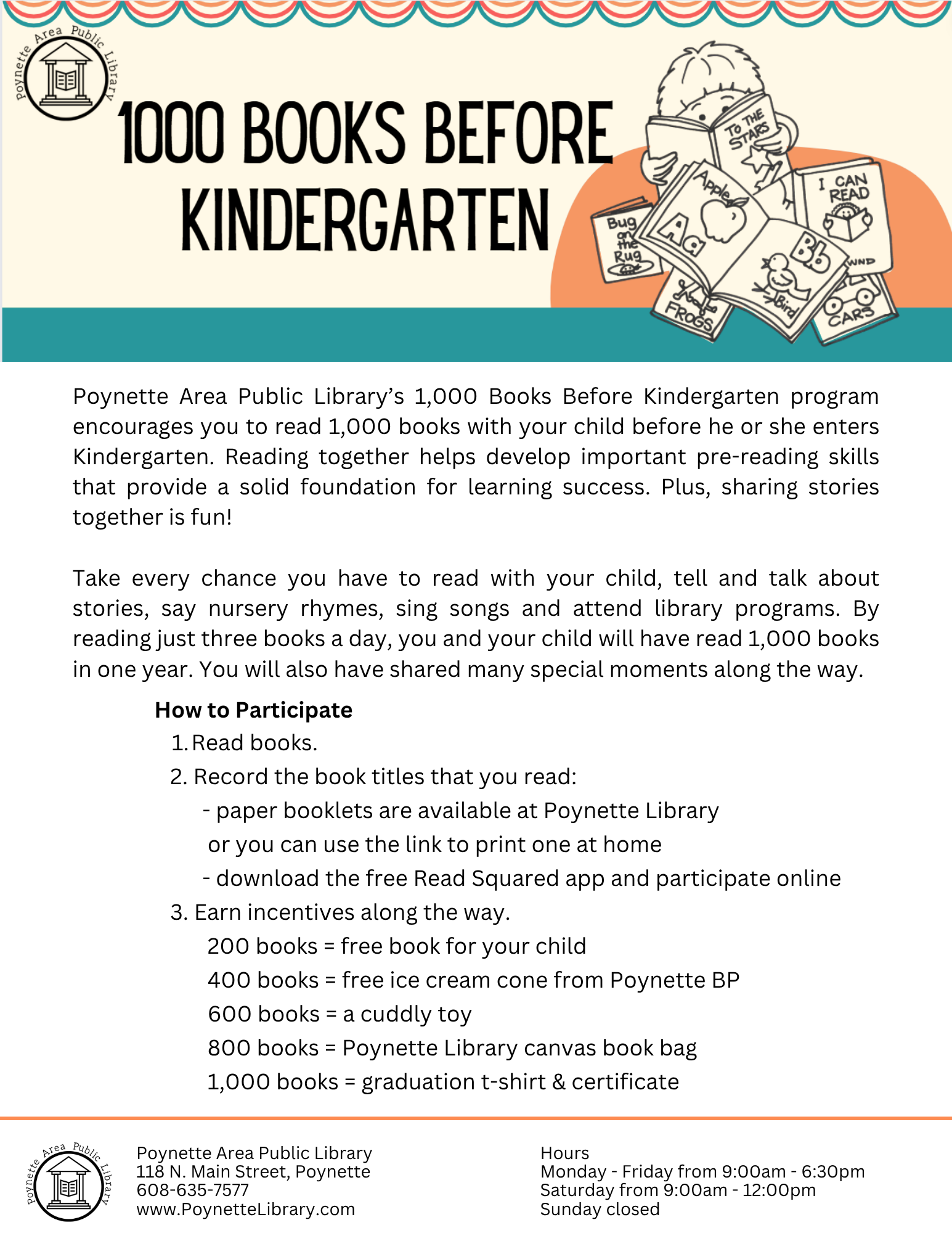 1,000 Books Before Kindergarten