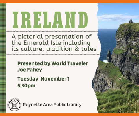 Ireland - Tuesday, November 1 at 5:30pm.